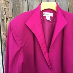 ジャケット DIOR Pink Wool Silk Jacket 411V36A1166 4503 s-l400.jpg